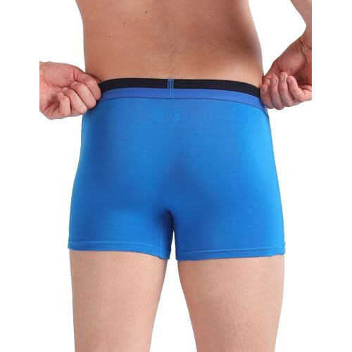 U.S. Polo Assn. Men's Cotton Blend Classic Trunks (Pack Of 2) (Oet02-P2 Blue-Navy