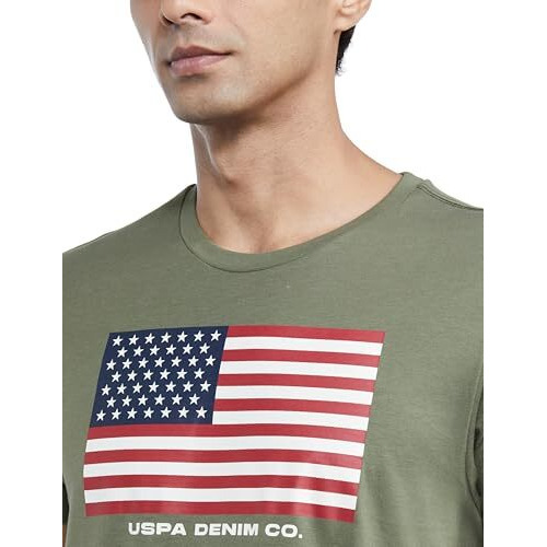 U.S. Polo Assn. Men's Regular Fit T-Shirt (Udtshs0855_Olive
