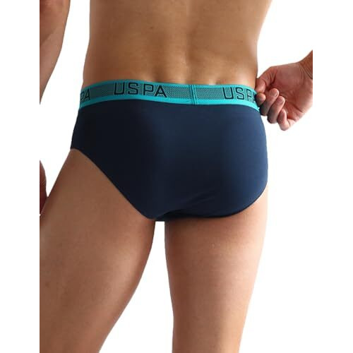 U.S. Polo Assn. Men's Cotton Blend Classic Solid Briefs (Pack Of 1) (Oeb04-Pl_Navy