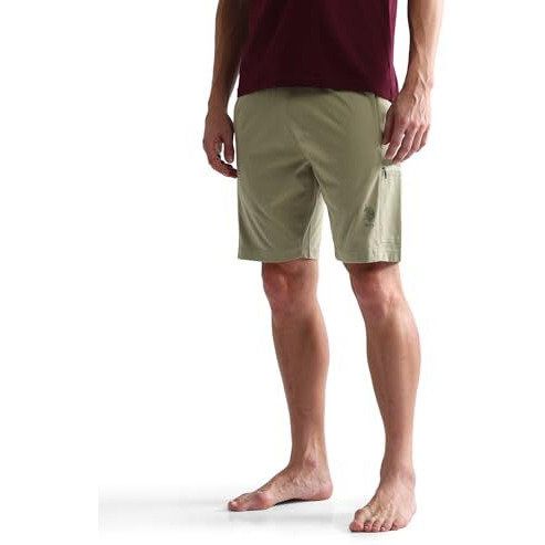 U.S. Polo Assn. Men's Hybrid Shorts (Oes04-Pl_Elm (Green)