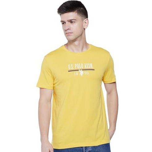 U.S. Polo Assn. Men's Slim Fit T-Shirt (Ustshs2192_Yellow