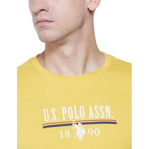 U.S. Polo Assn. Men's Slim Fit T-Shirt (Ustshs2192_Yellow