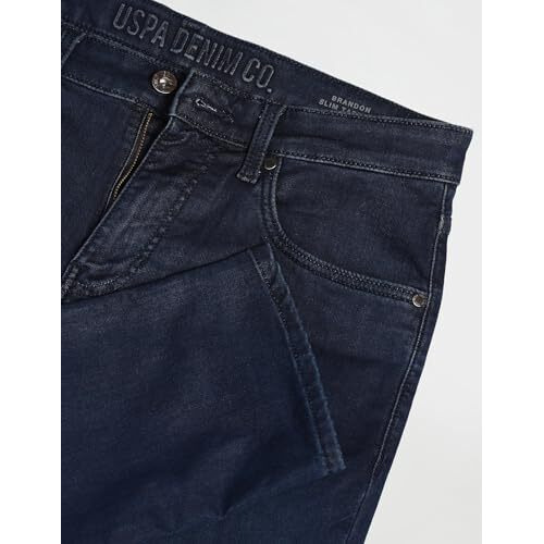 U.S. Polo Assn. Denim Co. Men's Slim Jeans (Udjen1260_Blue