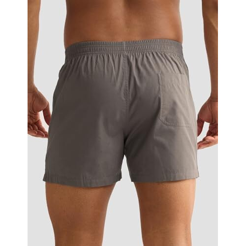 U.S. Polo Assn. Men's Pure Cotton Classic Boxer Shorts (Pack Of 1) (Oex04-Pl_Steel Grey