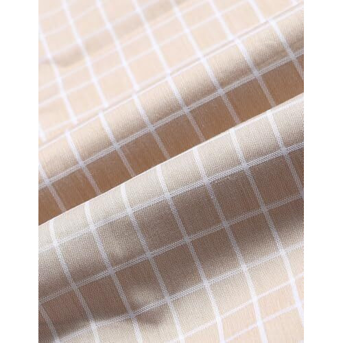 Arrow Men's Checkered Slim Fit Shirt (Araeosh1807_Brown