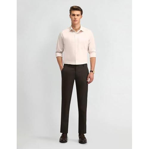Arrow Men's Tapered Trouser (Araeotr1524_Brown