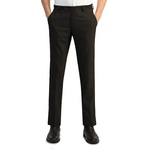 Arrow Men's Tapered Pants (Araeotr1553_Dark Brown