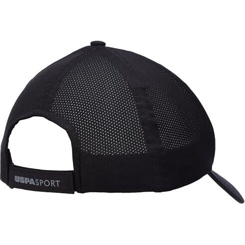 U.S. Polo Assn. Men's Cotton Baseball Cap (Uscap1030_Black, Free Size