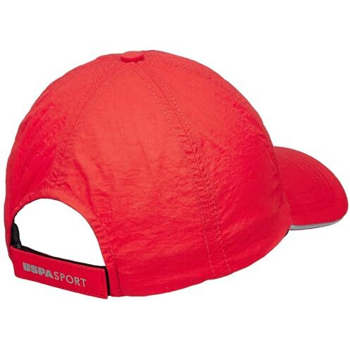 U.S. Polo Assn. Men's Cotton Baseball Cap (Uscap1042_Red