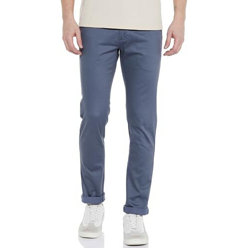 Arrow Men's Slim Pants (Asaetro2794_Navy