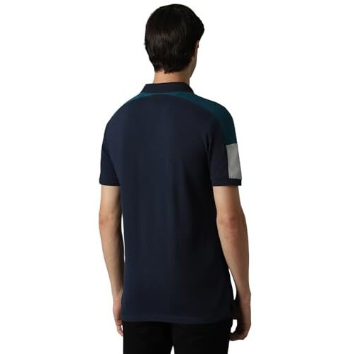 Louis Philippe Men's Cotton Solid Slim Fit T-Shirt (Lrkpnslfq63109_Navy, Large