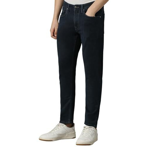 Louis Philippe Men's Slim Jeans (Lrdncctpn44897_Navy