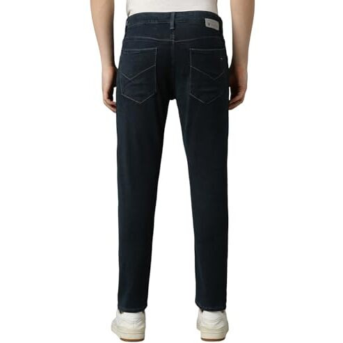 Louis Philippe Men's Slim Jeans (Lrdncctpn44897_Navy