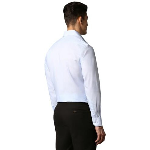 Louis Philippe Men's Solid Regular Fit Shirt (Lpsfmclpw56166_Multicolour