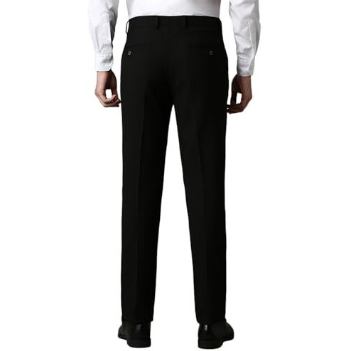 Louis Philippe Men's Super Skinny Mid Rise Pants (Lptfmssba12976_Brown, 34