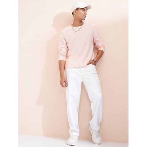 Highlander Men's Relaxed Jeans (Hljn003443_White_M)