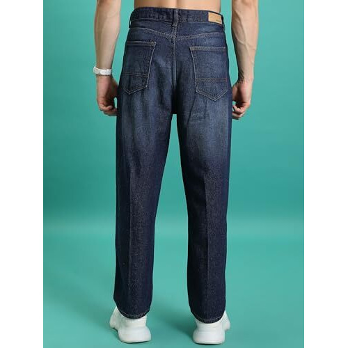 Highlander Men's Loose Jeans (Phjn000067_Indigo_M)
