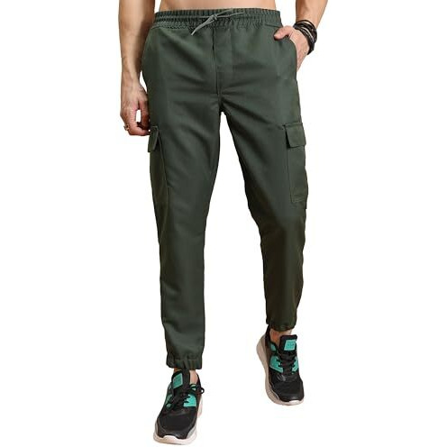 Highlander Men's Regular Pants (Phtr000004_Olive_L)