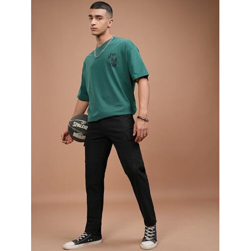 Highlander Men's Tapered Pants (Phtr000016_Black_L)
