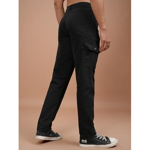 Highlander Men's Tapered Pants (Phtr000016_Black_L)