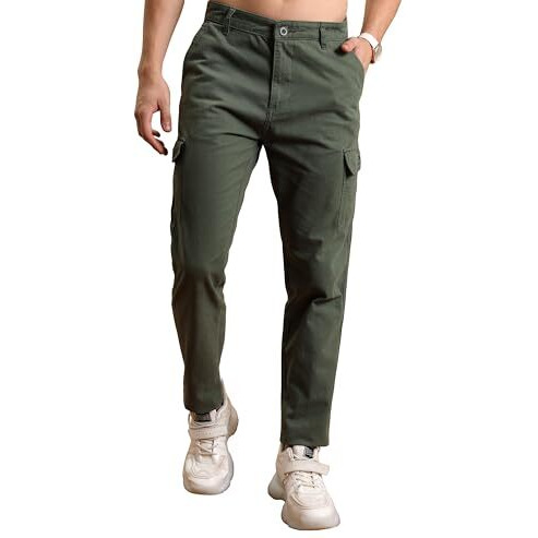 Highlander Men's Tapered Pants (Phtr000019_Olive_M)
