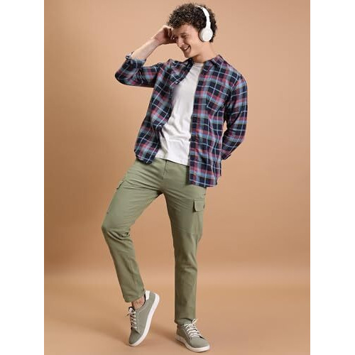 Highlander Men's Tapered Pants (Phtr000026_Light Olive_L)