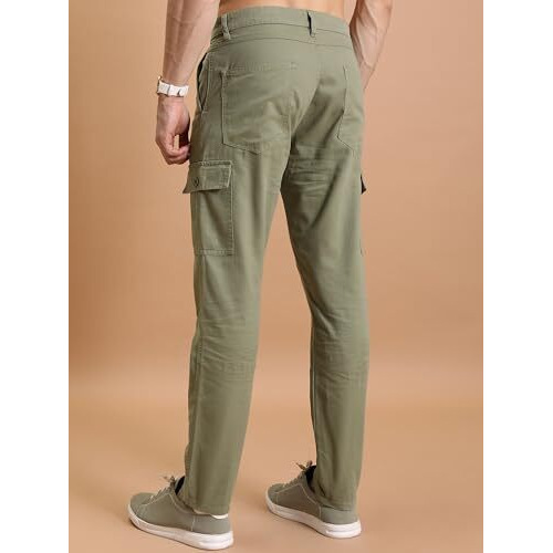 Highlander Men's Tapered Pants (Phtr000026_Light Olive_L)