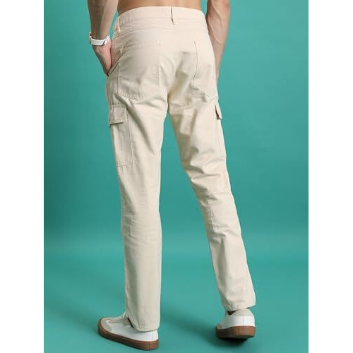 Highlander Men's Tapered Pants (Phtr000030_Beige_M)