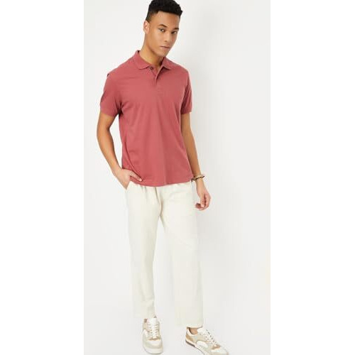 Max Men's Regular Fit T-Shirt (Ss25Sphnc72_Red