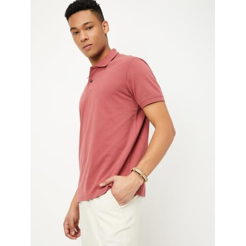Max Men's Regular Fit T-Shirt (Ss25Sphnc72_Red
