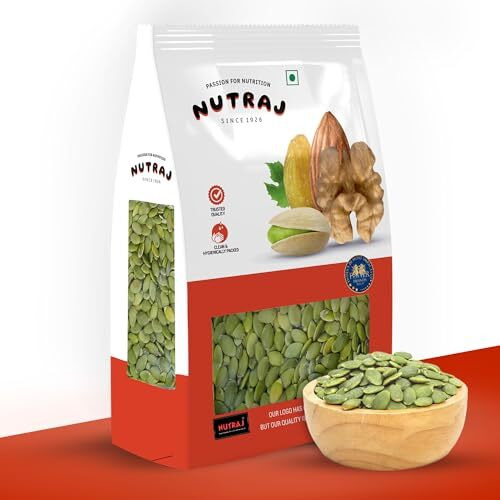 Nutraj Pumpkin Seeds 500G | Immunity Booster And Fiber Rich | Crunchy Healthy Snack | Rich In Protein & Fiber | Pumpkin Seed For Weight Loss