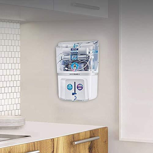 Kent Grand Plus Ro Water Purifier | 4 Years Free Service | Isi Marked | Multiple Purification Process | Ro + Uv + Uf + Tds Control + Uv Led Tank | 9L Tank | 20 Lph Flow | Zero Water Wastage