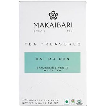 Makaibari Bai Mu Dan | 25 Tea Bags White Tea | 50 Gm
