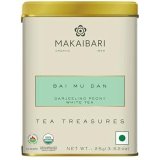 Makaibari Bai Mu Dan | 25 Gm Tin Caddy | White Loose Tea