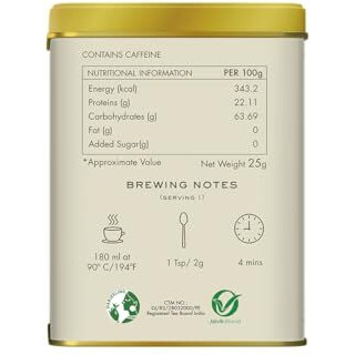 Makaibari Bai Mu Dan | 25 Gm Tin Caddy | White Loose Tea