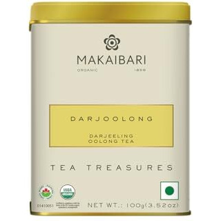 Makaibari Darjoolong | 100 Gm Tin Caddy | Darjeeling Oolong Tea
