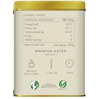 Makaibari Darjoolong | 100 Gm Tin Caddy | Darjeeling Oolong Tea