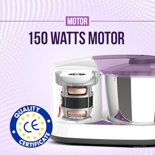 Ultra Abs Plastic Elgi Ultra Perfect+ Wet Grinder, 2 L (White)