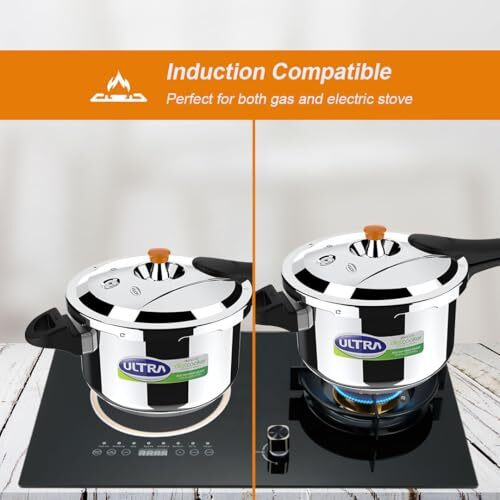 Ultra Duracook Diet Cooker 3 Litre | Excess Starch Remover | Diet Friendly | Aisi 304 Food Grade Stainless Steel Cooker | 5 Years Warranty | High Impact 3-Layer Composite Base | Spillage Control
