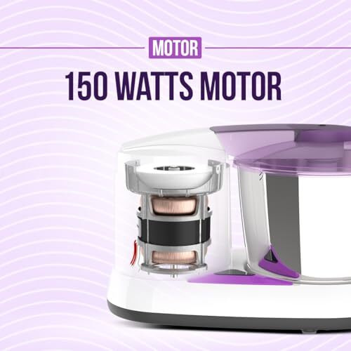 Ultra Elgi Ultra Perfect S 150W Wet Grinder, Purple, Abs Plastic