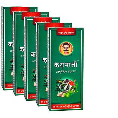 Karamati Ayurvedic Thanda Tel/Hair Cool Oil Combo Pack Of 5 (100Ml X 5  500Ml)