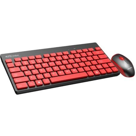 Portronics Key2 Combo Wireless Keyboard And Mouse Set, With 2.4 Ghz Usb Receiver, Silent Keystrokes, 1200 Dpi Optical Tracking, Compact Design, Multimedia Keys For Pc, Laptop(Black)