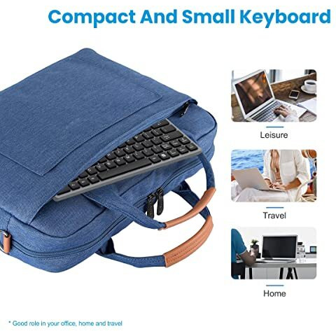 Portronics Key2 Combo Wireless Keyboard And Mouse Set, With 2.4 Ghz Usb Receiver, Silent Keystrokes, 1200 Dpi Optical Tracking, Compact Design, Multimedia Keys For Pc, Laptop & Usb Supported Devices (Grey)
