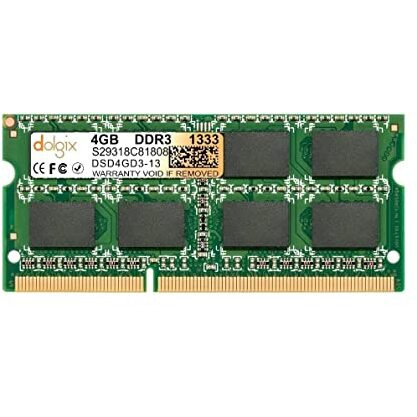 Dolgix 4Gb Ddr3 Ram |1333Mhz Laptop Ram| Notebook Ram (Memory) So-Dimm |Cl-9 | Pc3-10600 | 2Rx8 Dual Rank | 3 Year Warranty- (Made In India)