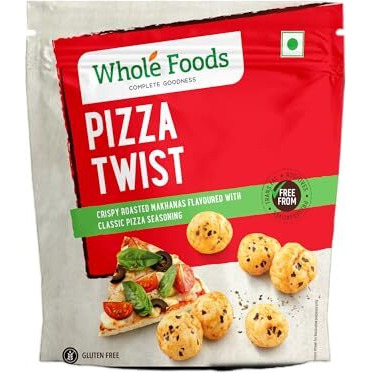 Whole Foods Crispy Roasted Makhanas | Pizza Twist - 40G