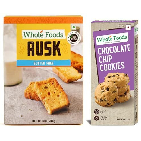 Whole Foods Gluten Free Cookies Combos | Chocolate Chip | Pack Of 2