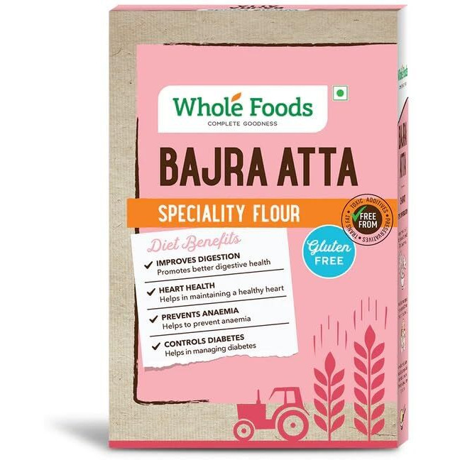 Whole Foods Gluten Free | Bajra Atta | 1Kg