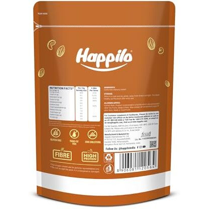 Happilo Premium 100% Natural Inshell Walnuts 500G | Large Size | Inshell Walnuts Akhrot | Delicious & Crunchy Walnuts | Rich In Protein, Iron & Antioxidants | Premium Akhrot | Rich In Omega-3 |