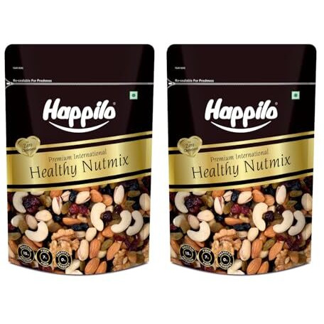 Happilo Premium International Healthy Nutmix, 200G (Pack Of 2), Dry Fruits