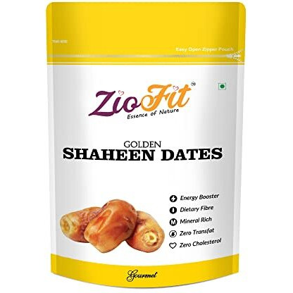 Ziofit Golden Shaheen Dates, 250G (Buy 1 Get 1 Free)